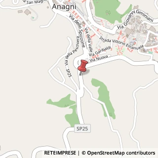 Mappa Via Casenuove, 20, 03012 Anagni, Frosinone (Lazio)