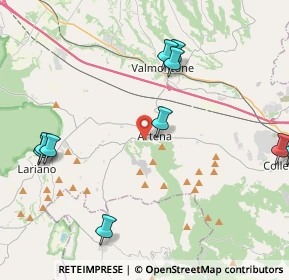 Mappa 00031 Artena RM, Italia (6.27786)