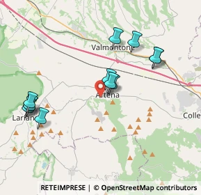 Mappa Via del Convento, 00031 Artena RM, Italia (4.255)