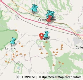 Mappa Via del Convento, 00031 Artena RM, Italia (3.86545)
