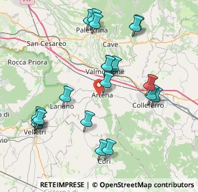 Mappa 00031 Artena RM, Italia (8.707)