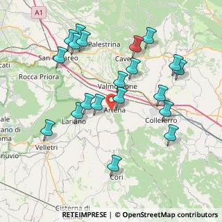 Mappa 00031 Artena RM, Italia (8.802)