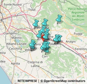 Mappa 00031 Artena RM, Italia (8.26778)