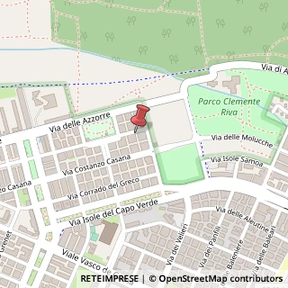 Mappa Via Danilo Stiepovich, 13, 00121 Roma, Roma (Lazio)