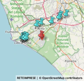Mappa Via Ernesto Boezi, 00124 Roma RM, Italia (7.4625)