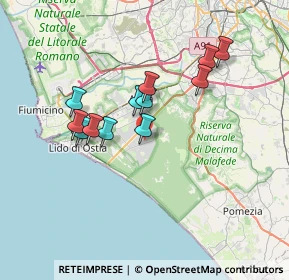 Mappa Via Ernesto Boezi, 00124 Roma RM, Italia (6.34167)