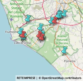 Mappa 00124 Ostia Antica RM, Italia (6.65684)