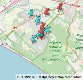 Mappa Via Ernesto Boezi, 00124 Roma RM, Italia (2.44545)