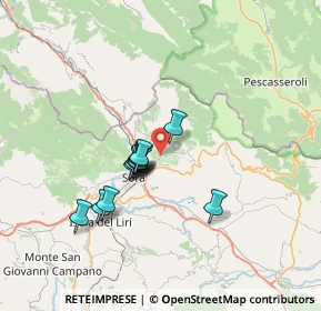 Mappa SP95, 03030 Pescosolido FR, Italia (5.54833)