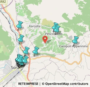 Mappa SP95, 03030 Pescosolido FR, Italia (2.7895)