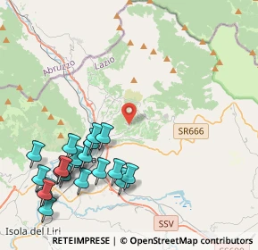 Mappa SP95, 03030 Pescosolido FR, Italia (5.2995)