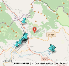 Mappa SP95, 03030 Pescosolido FR, Italia (4.195)
