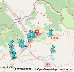 Mappa SP95, 03030 Pescosolido FR, Italia (4.71182)