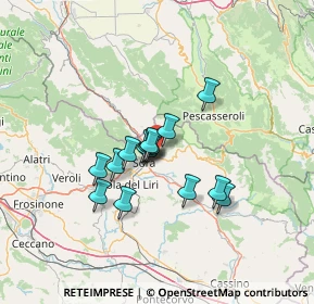 Mappa SP95, 03030 Pescosolido FR, Italia (10.058)