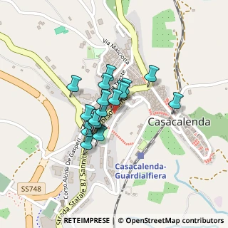 Mappa Vicolo Bologna, 86043 Casacalenda CB, Italia (0.147)