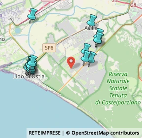 Mappa Via Calamide, 00124 Roma RM, Italia (4.38889)