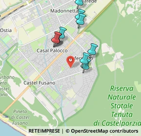 Mappa Via Giovanni Legrenzi, 00124 Roma RM, Italia (1.95091)