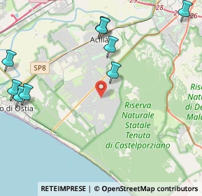 Mappa Via Giovanni Legrenzi, 00124 Roma RM, Italia (6.34818)