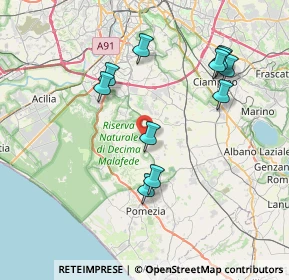 Mappa Via Colliano, 00134 Roma RM, Italia (8.12)