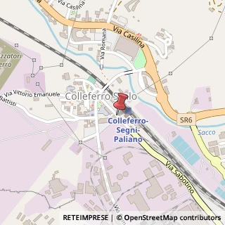Mappa Via della stazione 5, 00030 Colleferro, Roma (Lazio)