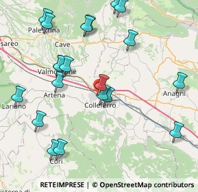 Mappa Piazza della Stazione, 00034 Colleferro RM, Italia (9.888)