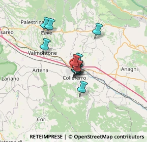 Mappa Piazza della Stazione, 00034 Colleferro RM, Italia (4.27417)