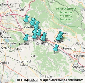Mappa Piazza della Stazione, 00034 Colleferro RM, Italia (10.02133)