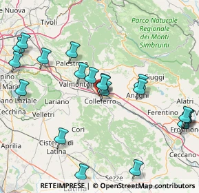 Mappa Piazza della Stazione, 00034 Colleferro RM, Italia (19.7275)