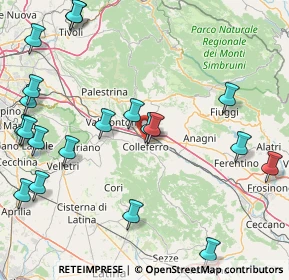 Mappa Piazza della Stazione, 00034 Colleferro RM, Italia (22.631)