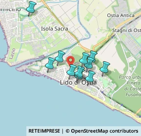 Mappa Via Stiepovich Danilo, 00100 Lido di Ostia RM, Italia (1.33455)