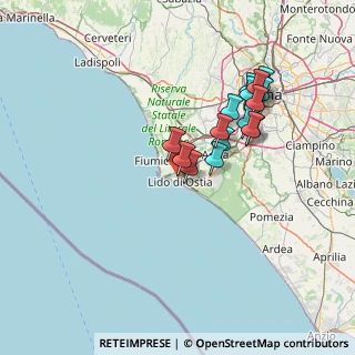 Mappa Via Stiepovich Danilo, 00100 Lido di Ostia RM, Italia (13.88)