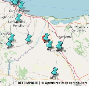 Mappa Via Cesare Battisti, 71010 San Paolo di Civitate FG, Italia (21.443)