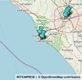 Mappa Via dell'Idroscalo, 00121 Roma RM, Italia (15.38846)