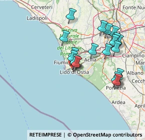 Mappa Via delle Azzorre, 00121 Roma RM, Italia (14.626)