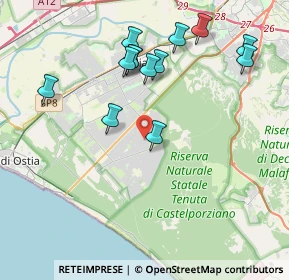 Mappa Via Gaetano Luporini, 00124 Roma RM, Italia (4.34385)