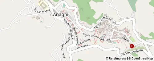 Mappa Anagni