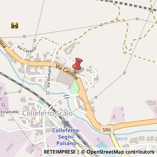 Mappa Via Colledoro, 44, 00034 Colleferro, Roma (Lazio)