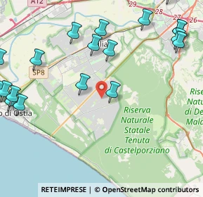 Mappa Via Adriano Banchieri, 00124 Roma RM, Italia (6.2905)