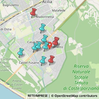 Mappa Via Adriano Banchieri, 00124 Roma RM, Italia (1.45182)