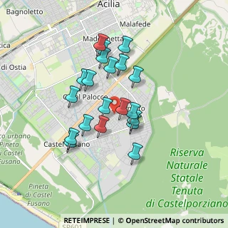Mappa Via Adriano Banchieri, 00124 Roma RM, Italia (1.553)