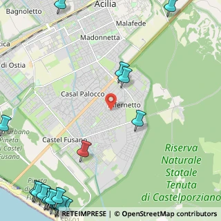 Mappa Via Adriano Banchieri, 00124 Roma RM, Italia (4.178)