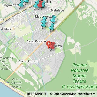 Mappa Via Adriano Banchieri, 00124 Roma RM, Italia (3.12154)
