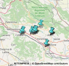 Mappa Piazza Papa Innocenzo III, 03012 Anagni FR, Italia (9.447)