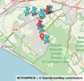 Mappa Via Gaetano Latilla, 00124 Roma RM, Italia (4.07818)