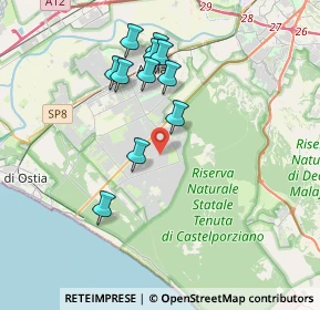 Mappa Via Gaetano Latilla, 00124 Roma RM, Italia (3.65545)