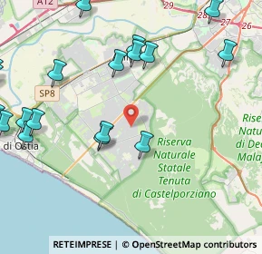 Mappa Via Gaetano Latilla, 00124 Roma RM, Italia (6.184)