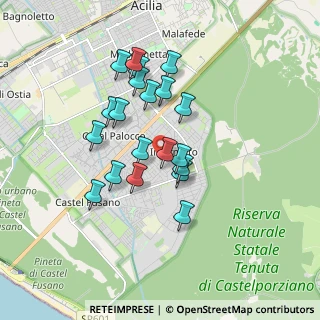 Mappa Via Gaetano Latilla, 00124 Roma RM, Italia (1.59)