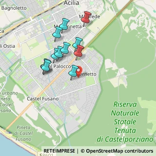 Mappa Via Gaetano Latilla, 00124 Roma RM, Italia (1.83333)
