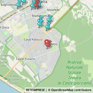 Mappa Via Gaetano Latilla, 00124 Roma RM, Italia (3.15846)