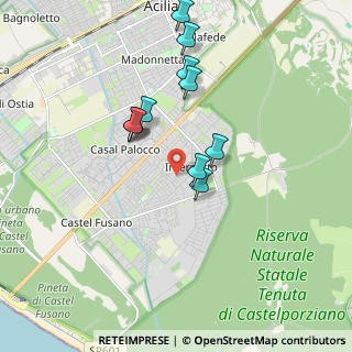 Mappa Via Gaetano Latilla, 00124 Roma RM, Italia (1.75273)